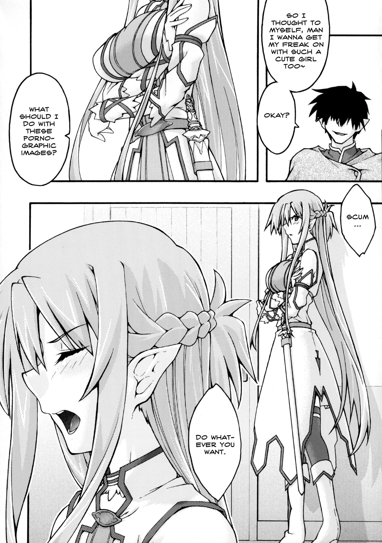 Hentai Manga Comic-Fallen -Asuna 2--Read-11